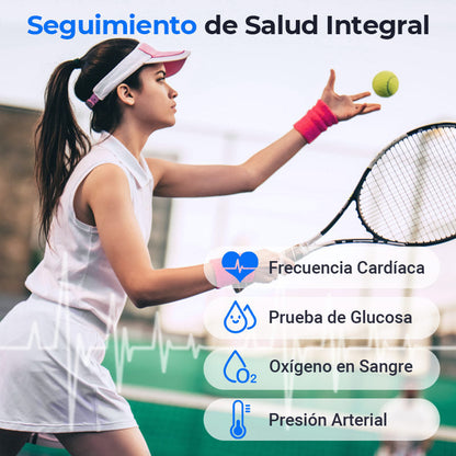 Nuevo reloj inteligente multifuncional ✨Soporta IOS y Android.